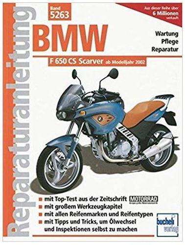 Reparaturanleitung BMW F 650 CS Scarver ab Bj.02