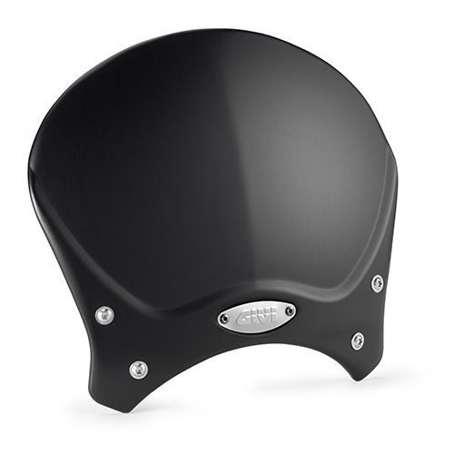 Givi Alu-Verkleidung Windschild 100ALB Cafe Racer für Moto Guzzi V9 Roamer 16-