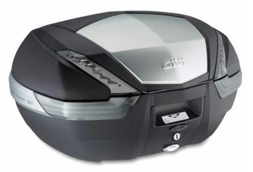 GIVI V47 Tech Monokey Topcase schwarzmatt mit Aluminiumblende V47NT
