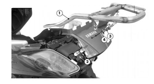 Givi Topcaseträger Yamaha X-Max 125-250 Bj.05-09