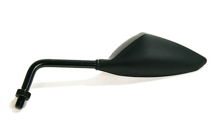 Mini-Universallenkerspiegel Soft Touch, schwarz-matt
