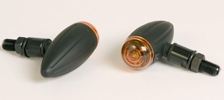 Micro-Bullet, Schwarz, gelbes Glas