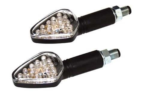 LED-Blinker, HARPOON,schwarz, langer Stiel