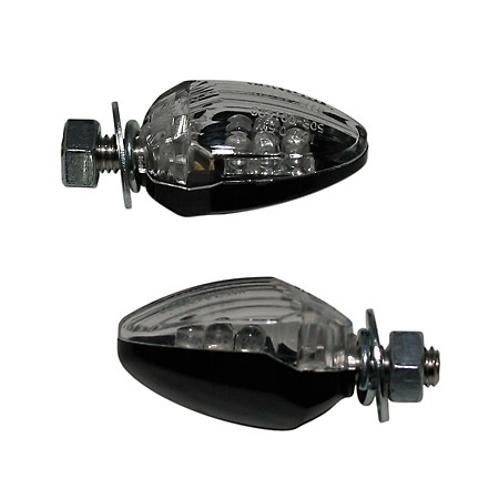 LED-Blinker DROP, schwarz, für hinten