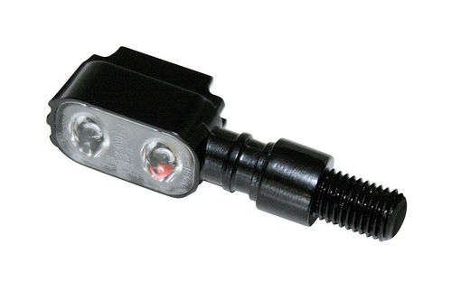 SHIN YO LED Rücklicht/Blinker MX-1, schwarzes Metallgehäuse