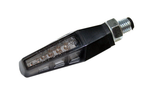 SHIN YO LED-Blinker GILL, schwarz, getöntes Glas, Paar, E-gepr